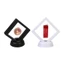 YOI 30 Miếng Vòng Cổ Và Bông Tai Hộp Đựng Nắp Trong Suốt Chắc Chắn PU Acrylic Xây Dựng