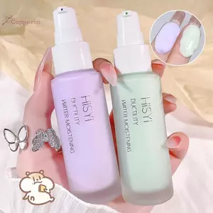 Kem lót trang điểm cách ly Kem dưỡng ẩm Sửa đổi tự nhiên ngay cả tông màu da Kem che khuyết điểm lâu trôi Làm mới và tài liệu