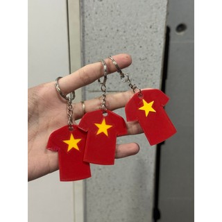 Móc Khóa Hình Áo bóng đá Việt Nam |  Mãnh liệt tinh thần yêu nước