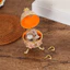 JUNYUE88US Đồ trang trí trứng Phục sinh, Hộp lưu trữ trang sức hình quả trứng bằng hợp kim kẽm cổ điển, Trang trí tủ quần áo Phong cách chân cao Hình quả trứng Vòng cổ lọ lưu trữ