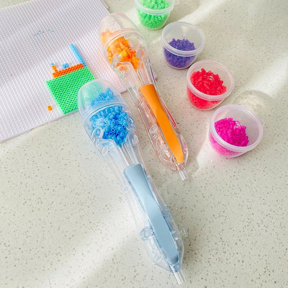 ESSENCEH Perler Bút Bấm Tự Động Hạt, Sáng Tạo Nhanh, Tiết Kiệm Thời Gian, Hỗ Trợ Dự Án Thủ Công DIY
