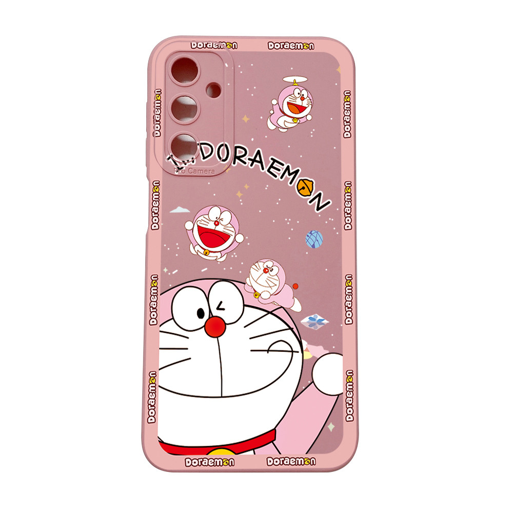 Tương thích với Samsung Galaxy A07 A17 A16 A06 A15 A05 A35 A55 A14 A37 A57 A34 A54 Smile Doremon Vỏ Bảo Vệ Ống Kính
