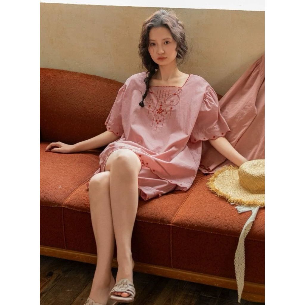 Bộ đồ ngủ mỏng nhẹ cho xuân-hè, style ngọt ngào theo xu hướng Hàn Quốc