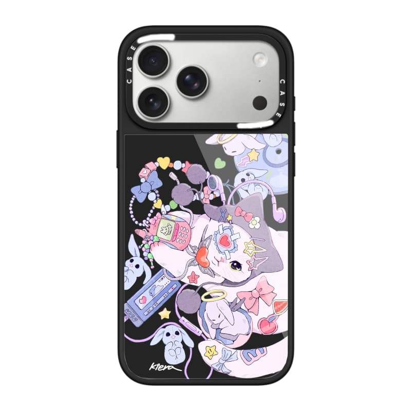 CASECASE X Club Egg của Kiera Won Ốp lưng kính hút từ tính chống trầy xước cho IPhone 17 Air 16 15 14 Pro Max Plus Ốp lưng cứng có hộp khắc Logo