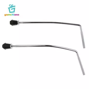 1 Cặp 350mm Sàn Kim Loại Bass Trống Chân Đứng Thanh Phụ Kiện Thay Thế Âm Nhạc