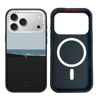 CASECASE X Mở Cảnh Ốp Lưng Máy Ảnh Trắng Vòng Phiên Bản Mờ Đen Cứng Hút Từ Tính Tác Động Dành Cho Apple IPhone 13 14 15 16 17 Pro Max Air Plus Có Hộp