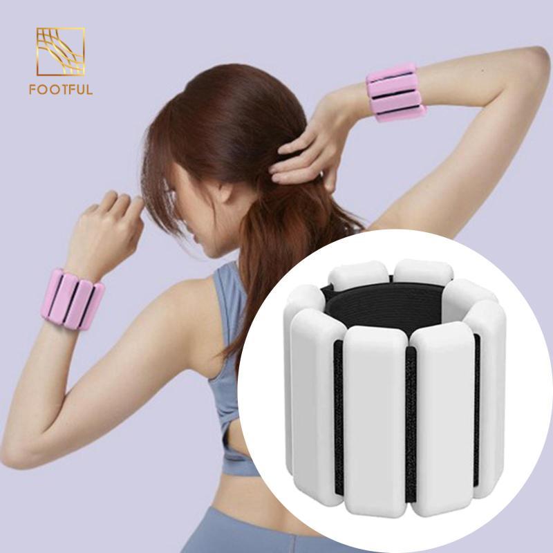 Trọng lượng cổ tay và mắt cá chân điều chỉnh được | Phù hợp yoga, khiêu vũ và các bài tập khác | Mỗi quả nặng 1 pound