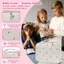 Vỏ Kinh Thánh OLVIDO, Túi Kinh Thánh Cotton Chăn Dung Tích Lớn, Nơ Nhiều Lớp Thời Trang Có Tay Cầm Túi Giáo Hội Cho Cơ Đốc Nhân