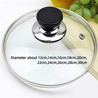 SEREN Chảo Chiên, Nắp Nồi Kính Cường Lực Đa Năng, Núm Tròn Bền Đẹp Bộ Phận Nồi Inox Phụ Kiện Nhà Bếp