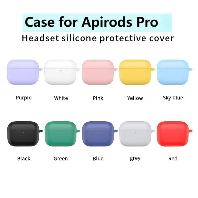 Ốp Lưng Silicon Cho Apple AirPods 4 3 2 1 Ốp Silicon Cao Cấp Cho Apple AirPods Pro3 Pro2 Pro Vỏ Tai Nghe Hộp Bảo Vệ Phụ Kiện Tai Nghe Vỏ Silicon Mềm