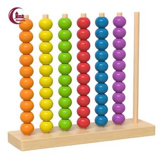 Màu Gỗ Xếp Chồng Hạt Trẻ Em Bằng Gỗ Xếp Chồng Hạt Đồ Chơi Học Tập Sớm Giáo Dục Cảm Giác Trò Chơi Thủ Công Từ Gỗ Thích Hợp Cho Trẻ Em Sinh Nhật Gi