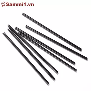 ZK 500 Chiếc Ống Hút Cocktail Dùng Một Lần 21 / 13cm Đen Dài Ngắn Tiệc Cưới Supplie VN