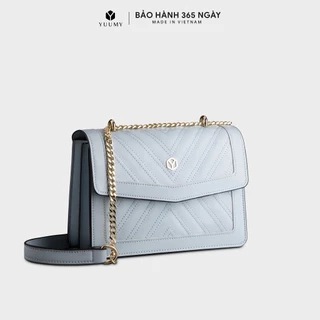 Túi Yuumy (Thời trang nữ đi chơi nắp gập size 22 - Túi đeo chéo da Seasand YN138)