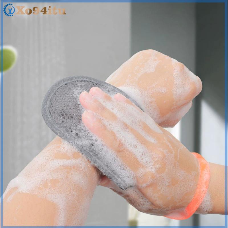 XOITU Tắm Làm Sạch Lưới Tạo Bọt Túi Xà Phòng Hai Mặt Thân Tẩy Tế Bào Chết Bọt Biển Phòng Tắm Lưới Xà Phòng Nhà Thơ VN