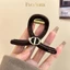 Kẹp tóc cá mập kim loại chữ cái phong cách Pháp Retro 8cm - Phụ kiện tóc sang chảnh
