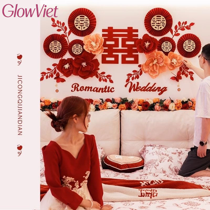 Bộ trang trí phòng cưới và đám cưới/tiệc cưới, Trang trí sang trọng, Trang trí nền hoàn hảo