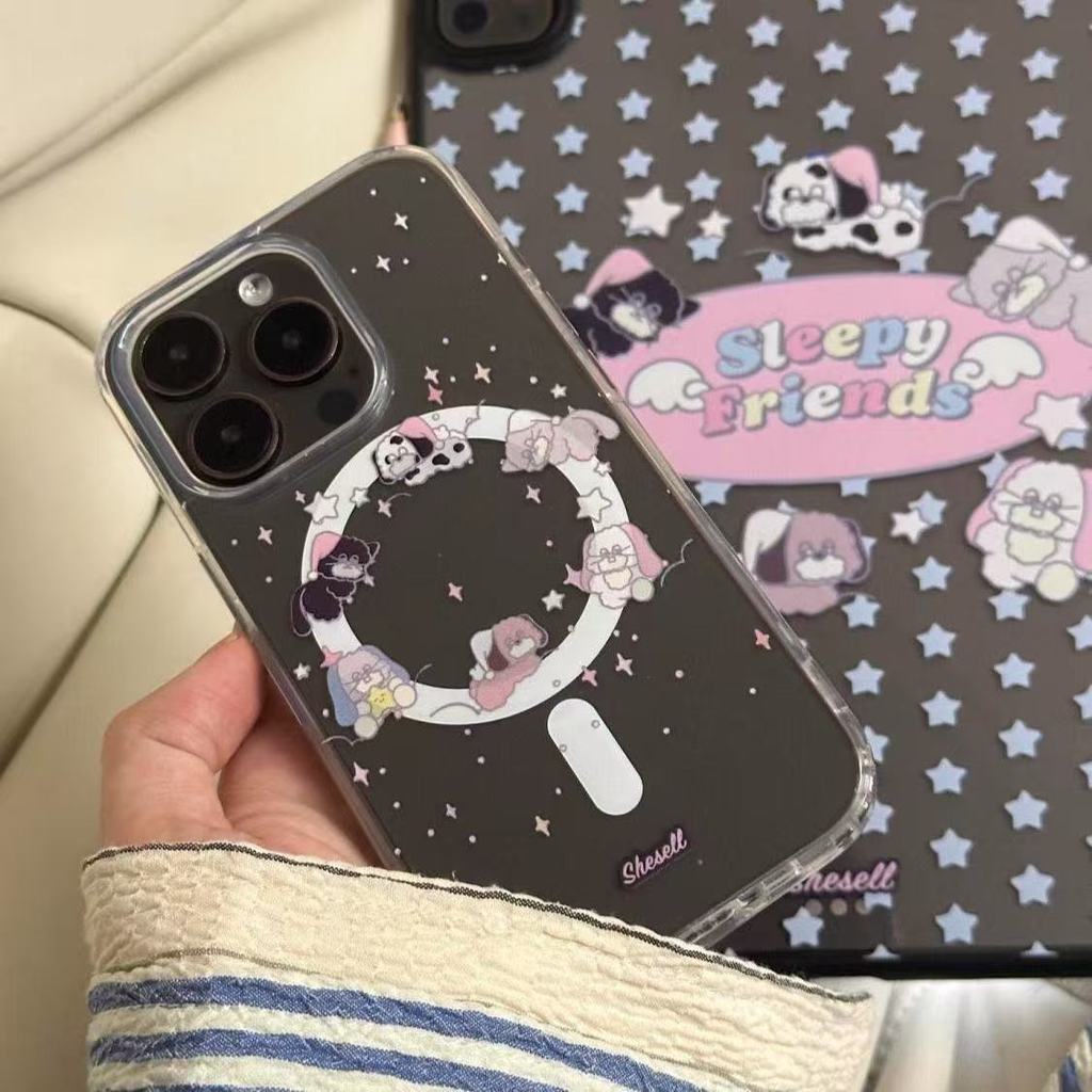 Sleep Puppy cho trường hợp iPhone 1716 15Pro13promax Nhật Bản Hàn Quốc 1112 Nhỏ