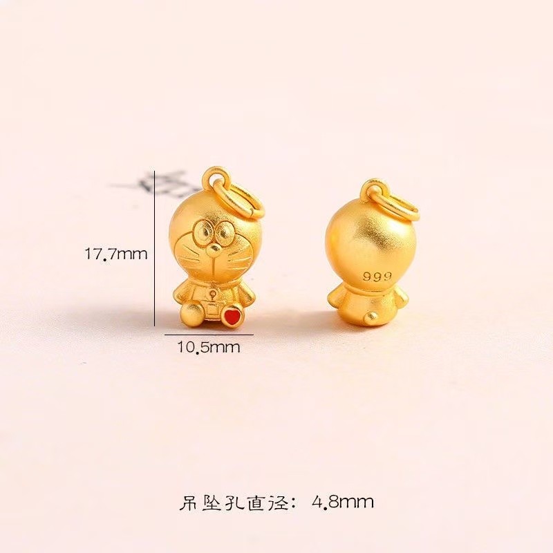 Hoạt Hình Chắc Chắn Doremon Vòng Cổ Mặt Dây Chuyền Doremon Mạ Vàng Mặt Dây Chuyền Tuổi Thơ Mặt Dây Chuyền Mạ Vàng