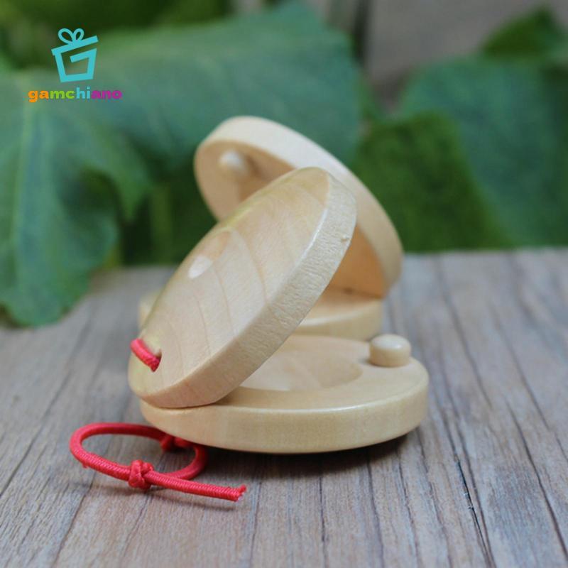 Ngón Tay Castanet Tay Clapper Bề Mặt Mịn Nhạc Cụ Cho Bé Nhịp Điệu Đồ Chơi Cho Ngày Lễ Quà Tặng Sinh Nhật Mẫu Giáo Hộ Gia Đình