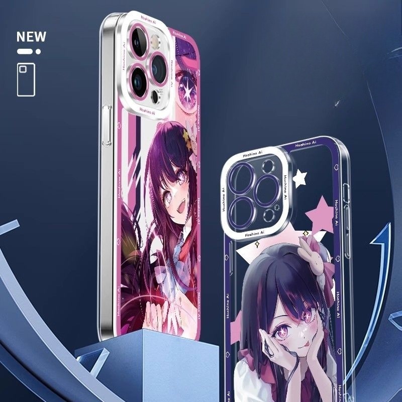 Ốp Lưng Cho infinix GT 20 30 Pro HOT 50 TECNO SPARK 30C 8C GO 2025 SMART 9 10 Plus POP 7 6 5 Lie Anime Oshi no Ko Hoshino Ai Vỏ Silicon Trong Suốt Mềm