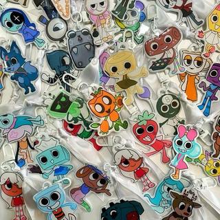 Dandy's World Bag Charm Keychain Yatta Astro Bassie Poppy Bobbete Cosmo Dyle Ginger Gourdy Pebble Shelly Sprout Tisha