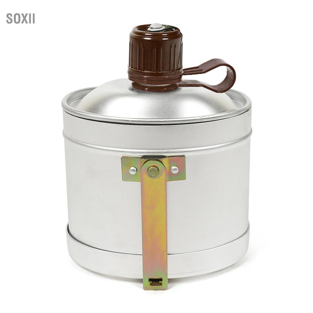 soxii GOTOTOP Bộ căng tin nhôm di động có cốc và nắp Dụng cụ nấu ăn nhẹ cho hoạt động đi bộ đường dài cắm trại ngoài trời