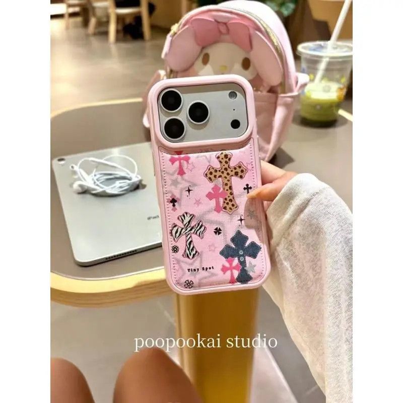 ins gió ngọt mát thánh giá cho iphone17promax16plus15 bánh mì vỏ mềm ý tưởng