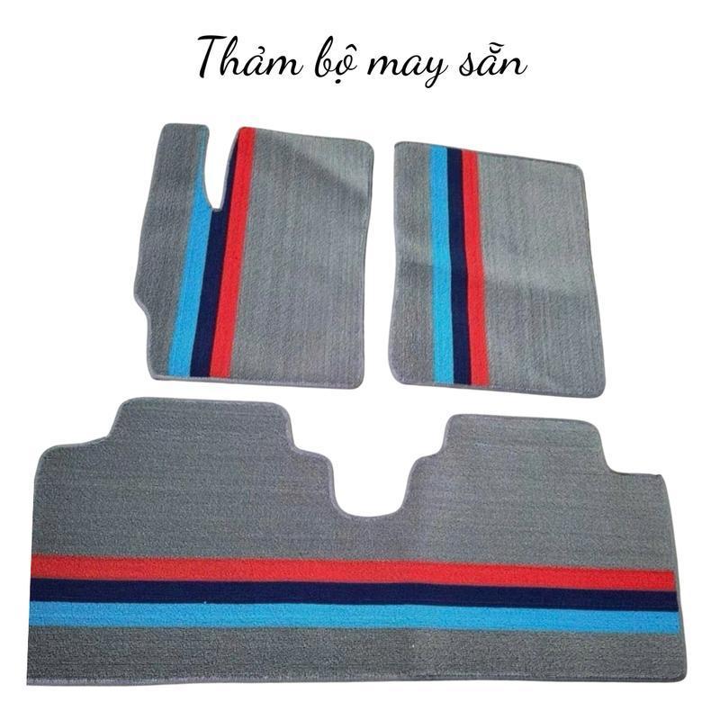 [4-7 chỗ] Thảm cước lót sàn xe ô tô 4-7 chỗ may sẵn bo viền theo form xe có khuy bấm