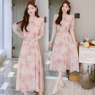 Đầm Maxi Hoa Hồng Dáng Dài – Váy Thanh Lịch Thời Trang Hàn Quốc