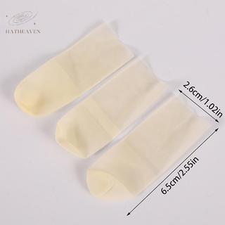 [hatheaven] 100 / 200 Chiếc Bảo Vệ Ngón Tay Cao Su Chống Trơn Trượt Chống Tĩnh Điện Cots Dùng Một Lần Dụng Cụ Móng Tay Nghệ Thuật Đẹp
