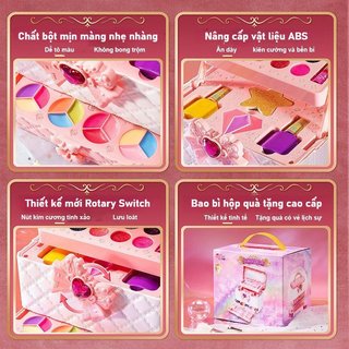 Bộ mỹ phẩm cho bé gái – Gốc nước, dễ làm sạch – An toàn, không độc hại – Hộp quà xinh xắn – Quà tặng ý nghĩa
