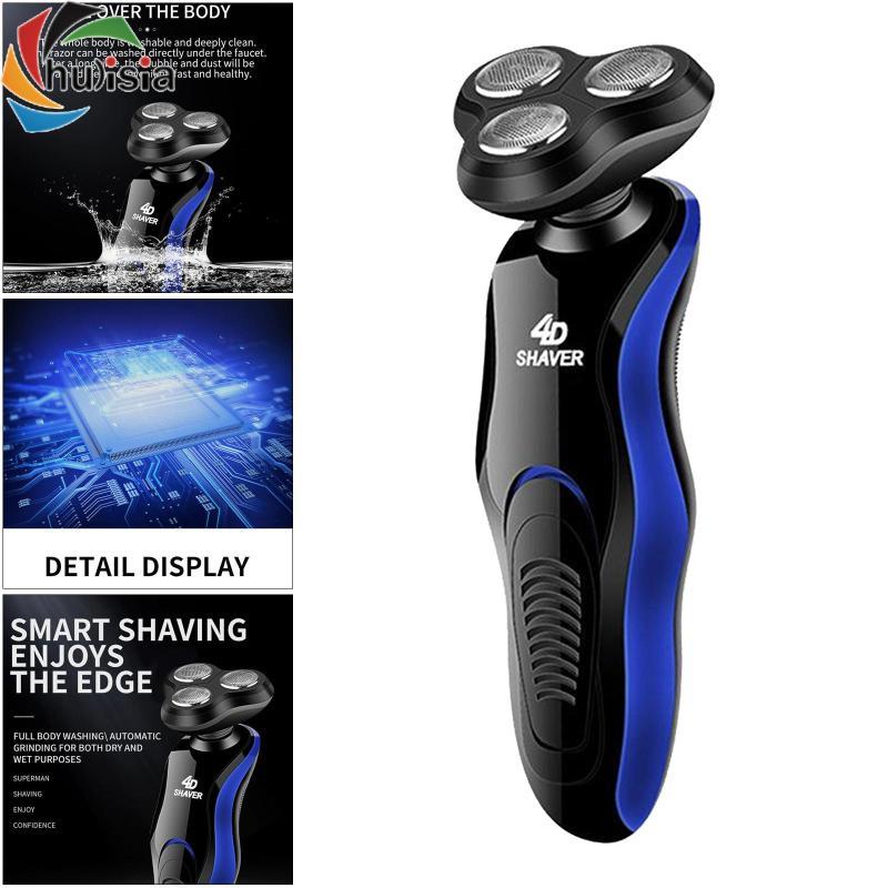 Máy cạo râu điện không dây USB 4D Máy cạo râu mặt ướt & khô cho