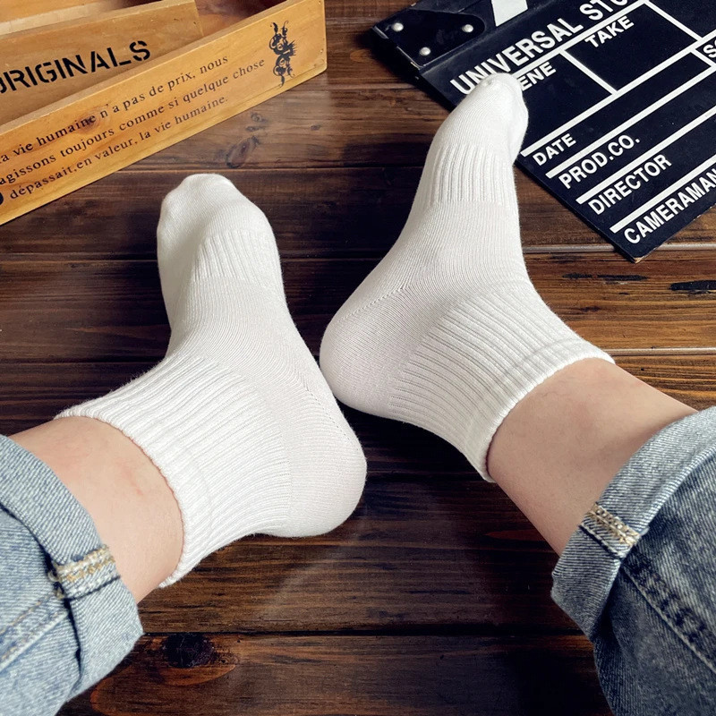 Tất Cotton 100%, Thoáng Khí, Chống Vi Khuẩn và Khử Mùi