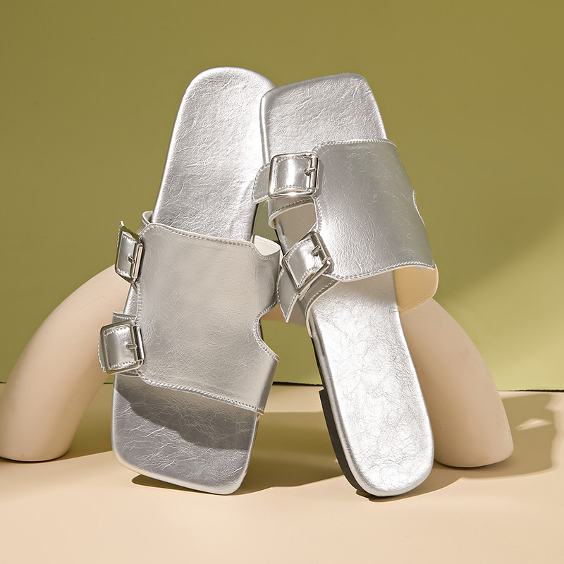 Atikota Dép Sandal Nữ Thời Trang Đa Năng Thoải Mái Nhẹ Thường Ngày Khóa Đôi Dép