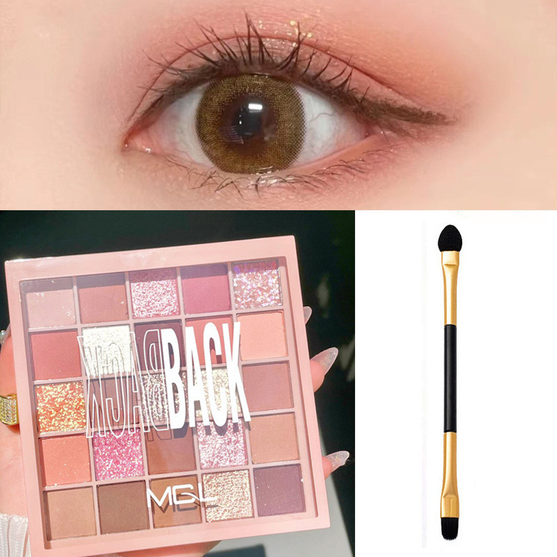 Bảng Phấn Mắt MGL 24 Màu, Màu Đất Mờ, Hồng Pure Desire, Tiệc Sinh Viên Giá Rẻ, Mỹ Phẩm Trang Điểm Cho Người Mới