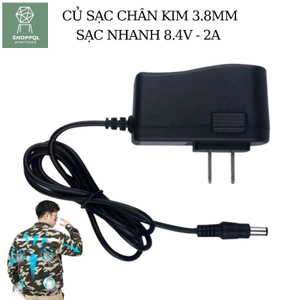 Sạc Pin Áo Quạt Điều Hòa Cao Cấp DC, 8.4V/2A (phụ Kiện Rời)