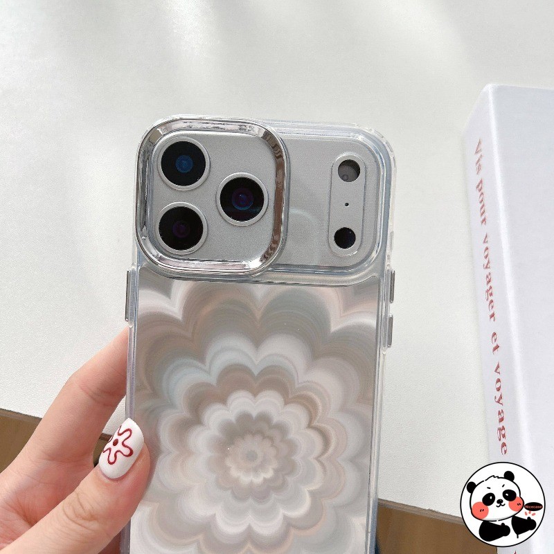 Ốp Điện Thoại Hoa Phantom Sang Trọng Cho iPhone Air 17 Pro Max 16E 16 15 14 Plus 13 12 11 Pro Max XR XS Max X 8 7 Plus SE3 SE2 2022 2020 Vỏ Mềm Chống Sốc Sáng Bóng Dễ Thương