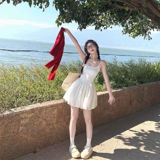 Váy ballet kiểu Hepburn Pháp gợi cảm, thuần khiết, dành cho nữ, váy ngắn dáng ôm mới.