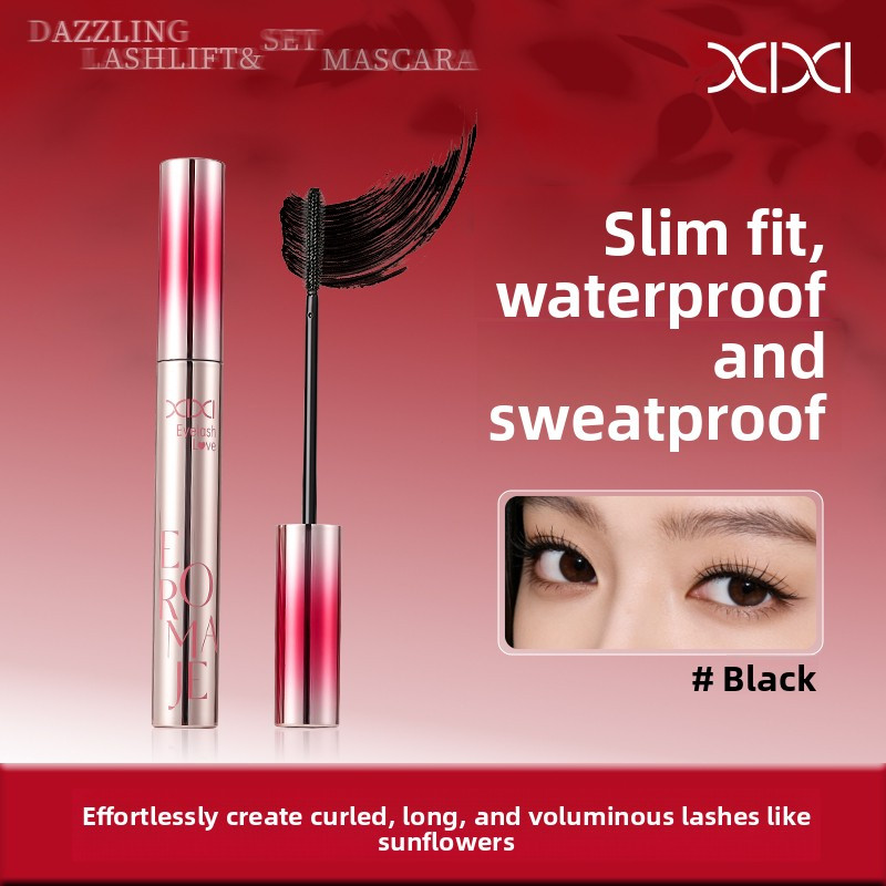 XIXI D917 Mascara Làm Cong Dài Mi, Chống Nước Lâu Trôi, Tơi Mi Không Vón Cục, Chuốt Mi Nhẹ Mắt, Curl Fix Mascara