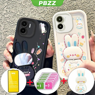 Ốp Lưng Cho Redmi A1 2022 4G REDMI A2 2023 REDMI A1 PLUS REDMI A2 PLUS Vỏ Điện Thoại Vỏ Mềm Silicon Chống Sốc Thiết Kế Mới Thỏ Thẩm Mỹ Có Giá Đỡ Và Phim Mềm JTMCETZJ01