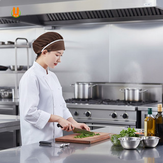 Mũ đầu bếp lưới thoáng khí dùng cho nhà bếp và công nghiệp thực phẩm có khả năng chống bụi và chống bụi