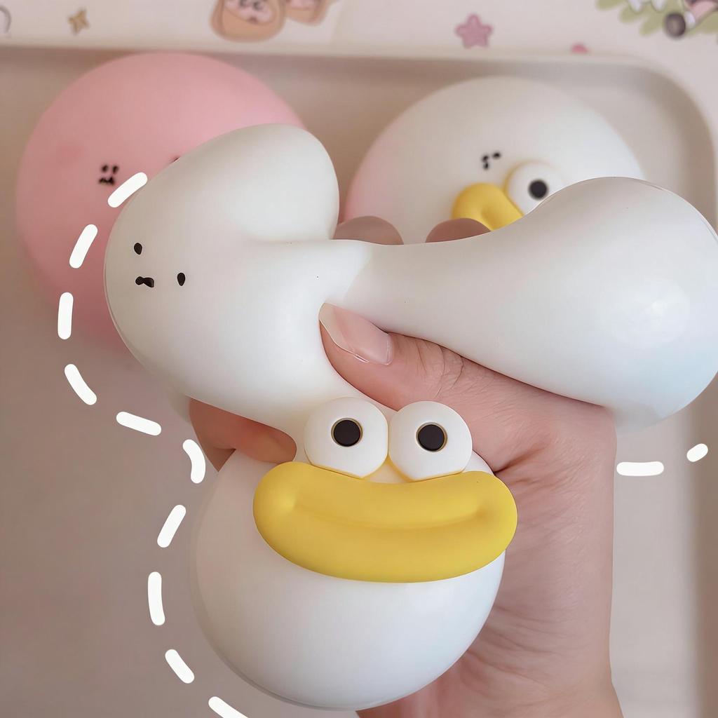 Chú Hề Vui Nhộn Bóp Đồ Chơi Xúc Xích Miệng Lo Âu Giảm Căng Thẳng Bóng Hoạt Hình Mini Miệng Lớn Fidget Cảm Giác Pinch Đồ Chơi