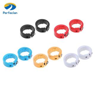 Perfeclan 1 Cặp Khóa Xe Đạp Nhẫn Cố Định Độ Dày 8 / 12 Mm Tay Cầm Thanh Tay Cầm Phần Cuối Hợp Kim Cho Tay Cầm 22,2mm