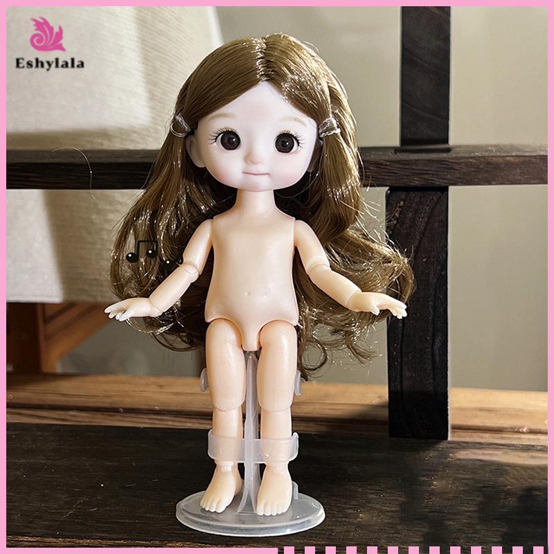 Búp bê BJD 1 / 8 dễ thương Eshylala 16cm với 13 khớp di chuyển và nhiều biểu cảm [MỚI]