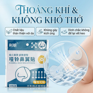 【COD】Phụ kiện làm đẹp mũi 50 miếng chất lượng cao 50, dễ dàng mang theo, giúp bạn tự tin hơn với dáng mũi đẹp.