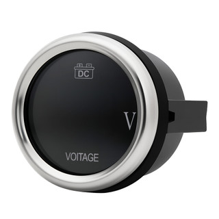 Đồng hồ đo điện áp ô tô 52MM Đồng hồ đo kỹ thuật số Vôn kế Phụ kiện ô tô