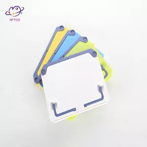 HFTOY 1 Giá đỡ sách di động có thể điều chỉnh nhẹ, để đọc, điểm nhạc, vẽ và hơn thế nữa - Xây dựng bằng nhựa bền ~