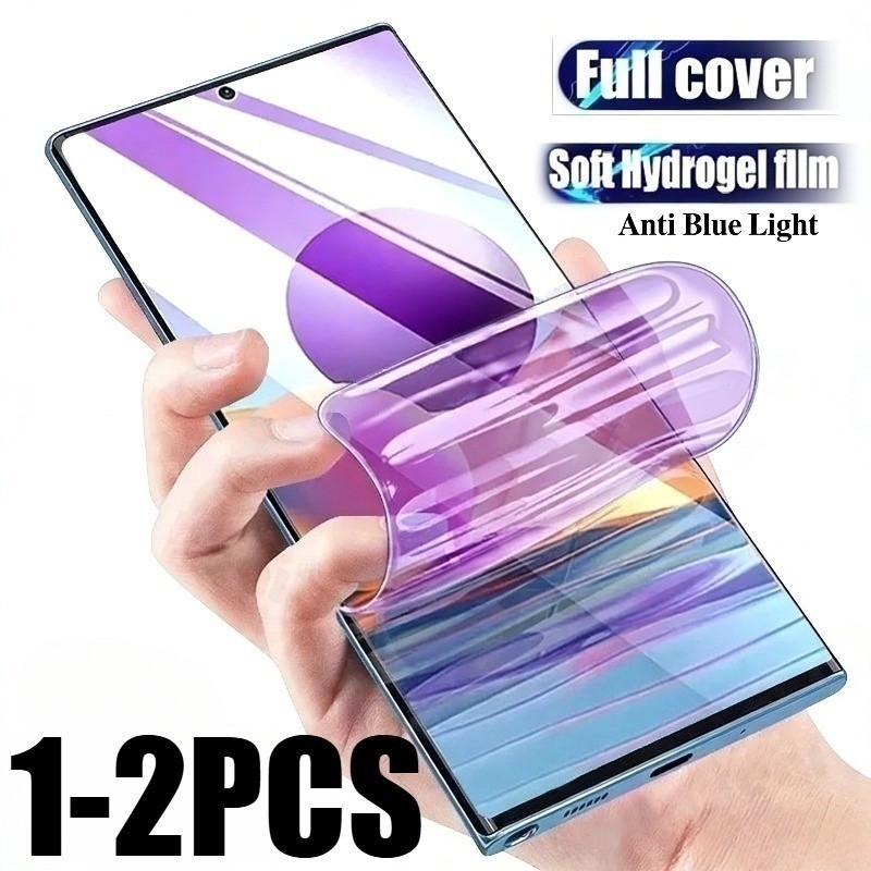 1-2 Chiếc Chống Trầy Xước Bảo Vệ Màn Hình Matte Film Cho Redmi 12 12C 13 13R 13C 13x 14C 14R 15 15C 4G 5G Chống Gián Điệp Riêng Tư Chống Ánh Sáng Xanh Hydrogel Film HD Phim Mềm