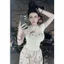 Áo Thun croptop hottrend chất tăm lạnh mềm mát ,tôn dáng-hình mèo đơn giản