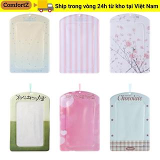 Hộp đựng thẻ Photocard COMFORTZ, Vỏ bảo vệ hình ảnh đầy màu sắc bằng nhựa PVC, Vỏ thẻ A4 khổng lồ của thần tượng Hàn Quốc